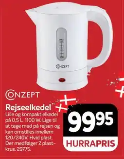 Din Isenkræmmer Rejseelkedel, DKK 99.95 tilbud