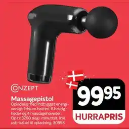 Din Isenkræmmer Massagepistol, DKK 99.95 tilbud