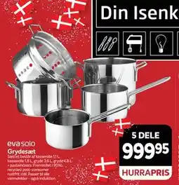 Din Isenkræmmer Grydesæt, DKK 999.95 tilbud