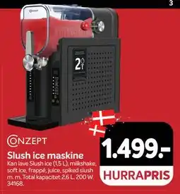 Din Isenkræmmer Slush ice maskine, DKK 1499 tilbud
