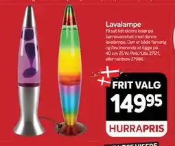 Din Isenkræmmer Lavalampe, DKK 149.95 tilbud