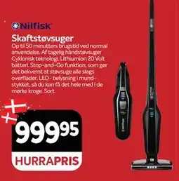 Din Isenkræmmer Skaftstøvsuger, DKK 999.95 tilbud