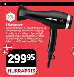 Din Isenkræmmer Hårtørrer, DKK 299.95 tilbud
