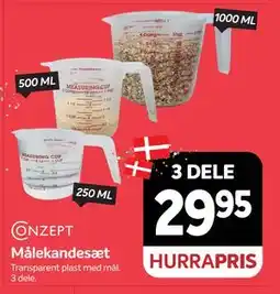 Din Isenkræmmer Målekandesæt, DKK 29.95 tilbud
