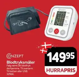 Din Isenkræmmer Blodtryksmåler, DKK 149.95 tilbud