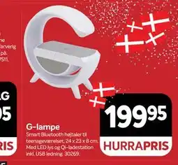 Din Isenkræmmer G-lampe, DKK 199.95 tilbud