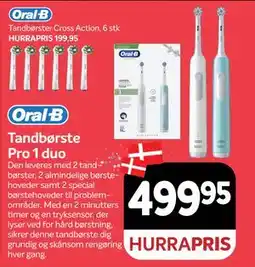 Din Isenkræmmer Tandbørste Pro 1 duo, DKK 499.95 tilbud