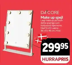 Din Isenkræmmer Make up spejl, DKK 299.95 tilbud