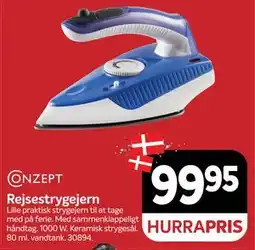 Din Isenkræmmer Rejsestrygejern, DKK 99.95 tilbud