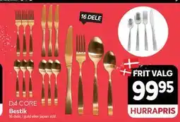 Din Isenkræmmer Bestik, DKK 99.95 tilbud
