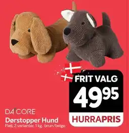 Din Isenkræmmer Dørstopper Hund, DKK 49.95 tilbud