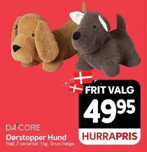 Din Isenkræmmer Dørstopper Hund, DKK 49.95 tilbud