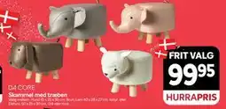 Din Isenkræmmer Skammel med træben, DKK 99.95 tilbud