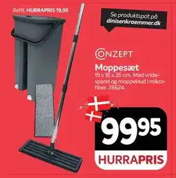 Din Isenkræmmer Moppesæt, DKK 99.95 tilbud