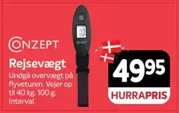 Din Isenkræmmer Rejsevægt, DKK 49.95 tilbud
