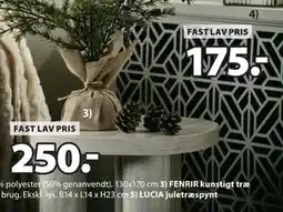 JYSK FENRIR kunstigt træ, DKK 250 tilbud
