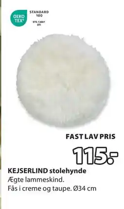JYSK KEJSERLIND stolehynde, DKK 115 tilbud