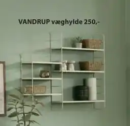 JYSK VANDRUP væghylde, DKK 250 tilbud