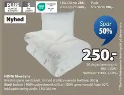 JYSK NONA fiberdyne tilbud