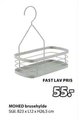 JYSK MOHED brusehylde, DKK 55 tilbud