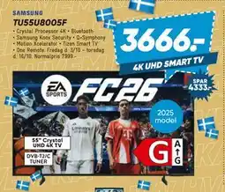Bilka SAMSUNG TU55U8005F, DKK 3666 tilbud