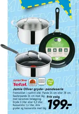 Bilka Jamie Oliver gryde- pandeserie, DKK 199 tilbud