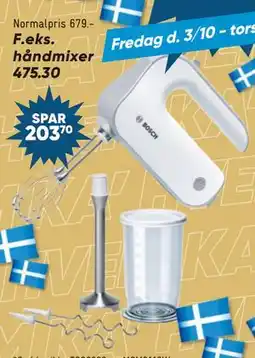 Bilka håndmixer 475.30, DKK 475.3 tilbud