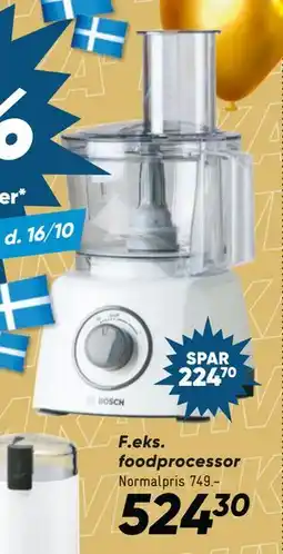 Bilka foodprocessor, DKK 524.3 tilbud