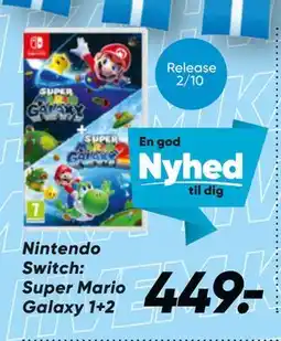 Bilka Nintendo Switch: Super Mario Galaxy 1+2, DKK 449 tilbud