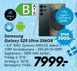 Bilka Samsung Galaxy S25 Ultra 256GB, DKK 7999 tilbud