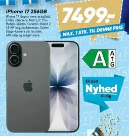 Bilka iPhone 17 256GB, DKK 7499 tilbud
