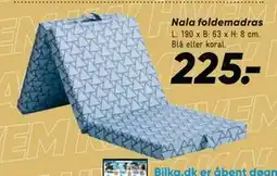 Bilka Nala foldemadras, DKK 225 tilbud