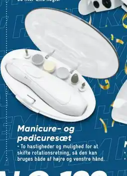 Bilka Manicure- og pedicuresæt, DKK 99 tilbud