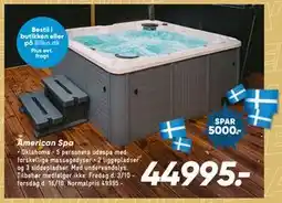 Bilka American Spa, DKK 44995 tilbud