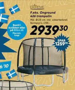 Bilka Onground 426 trampolin, DKK 2939.3 tilbud