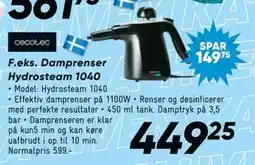 Bilka Damprenser Hydrosteam 1040, DKK 449.25 tilbud