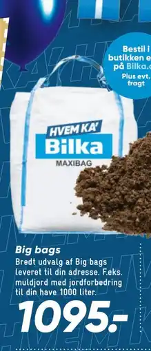 Bilka Big bags, DKK 1095 tilbud