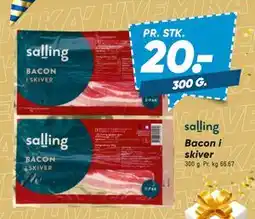 Bilka Bacon i skiver, DKK 20 tilbud
