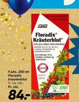Bilka 250 ml Floradix krauterblut, DKK 84 tilbud