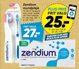 Bilka Zendium mundpleje, DKK 27, App-pris tilbud