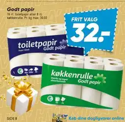 Bilka Godt papir, DKK 32 tilbud