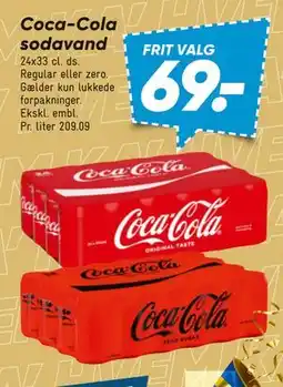 Bilka Coca-Cola sodavand, DKK 69 tilbud