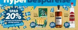 Bilka SPAR 20% på mere end 70 flasker udvalgt spiritus tilbud