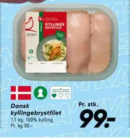 Bilka Dansk kyllingebrystfilet, DKK 99 tilbud