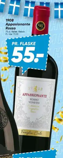 Bilka 1908 Appasionante Rosso, DKK 55 tilbud