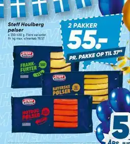 Bilka Steff Houlberg pølser, DKK 55 tilbud