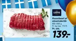 Bilka Roastbeef af okseinderlår, DKK 139 tilbud