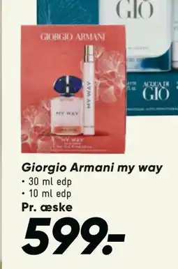 Bilka Giorgio Armani my way, DKK 599 tilbud