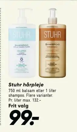 Bilka Stuhr hårpleje, DKK 99 tilbud