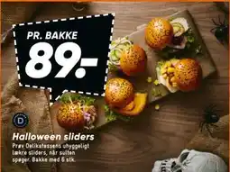 Bilka Halloween sliders, DKK 89 tilbud